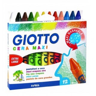 LÁPIS DE CERA GIOTTO MAXI 12 UNIDADES